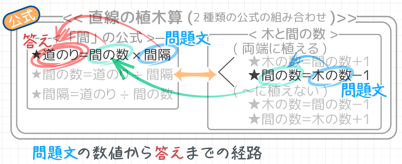 中学受験 植木算の教え方の2つのコツ 小学3年生にも分かりやすい そうちゃ式 受験算数 新1号館 数論 特殊算